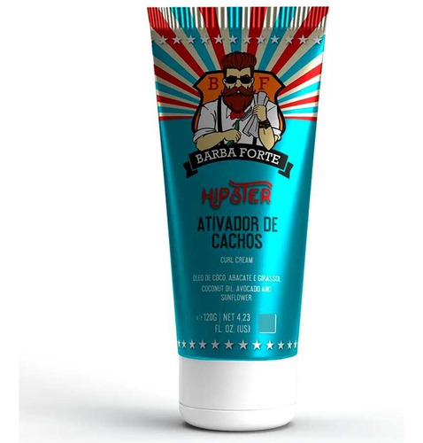 Ativador De Cachos Hipster Definição 120g Barba Forte