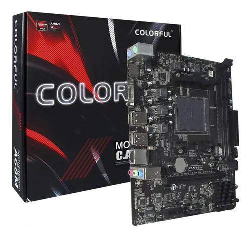 Placa Mãe Colorful C.a68m-e V15, Chipset A68h, Amd Fm2 Ddr3