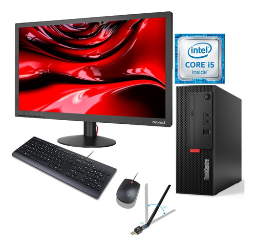 Pc Completa Lenovo Core I5 6ta 8 Gb 500 Gb Monitor 19.5 W10  (Reacondicionado)