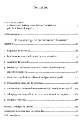 O Que Distingue O Entendimento Humano? ( John Deely )