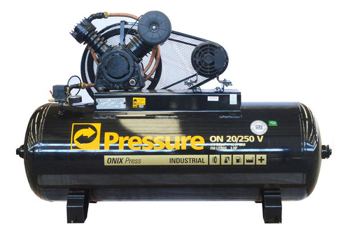 Compressor De Ar 20 Pés 250 Litros Pressure Ônix 20/250 V