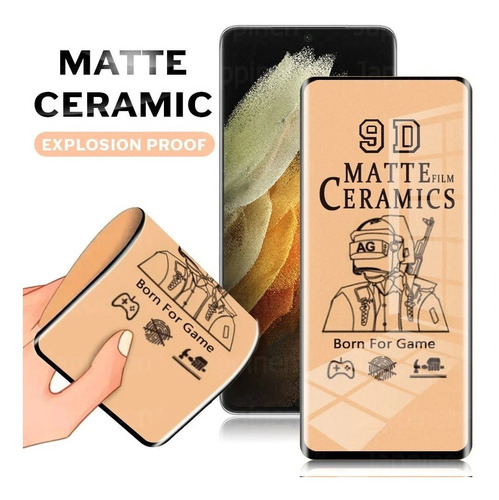 Imagen 5 de 5 de Vidrio Protector Ceramica Matte iPhone XS Max - 11 Pro Max