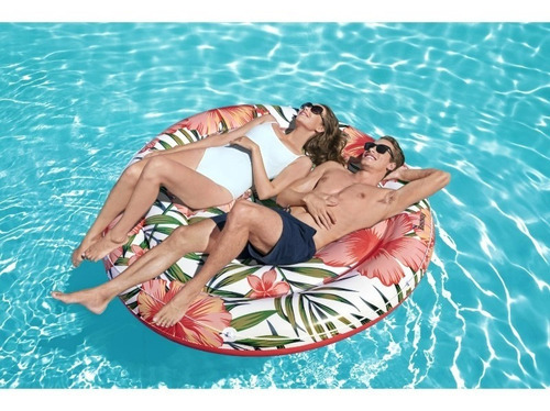 Colchoneta Inflable Isla Floreada 158 Cm Bestway 43410