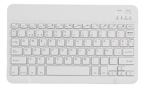 Teclado Inalámbrico Ultradelgado De 10 In Bluetooth