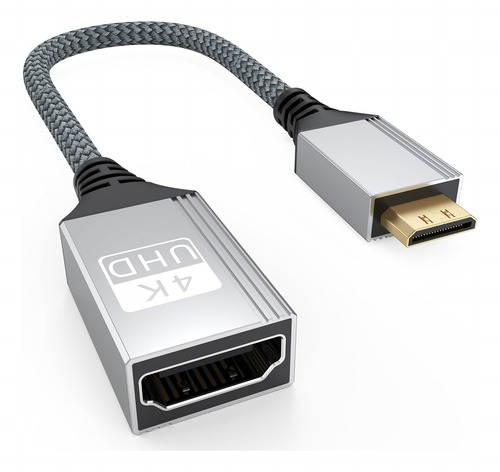 Adaptador Mini Hdmi A Hdmi 4k 60hz Para Cámaras Y Raspberry