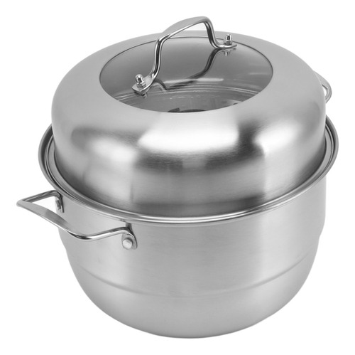 Olla De Vapor Con Asas De Acero Inoxidable En Ambos Lados