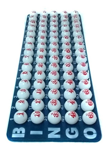 Tablero De Control, Balotas Fina Dos Lados Bingo Profesional