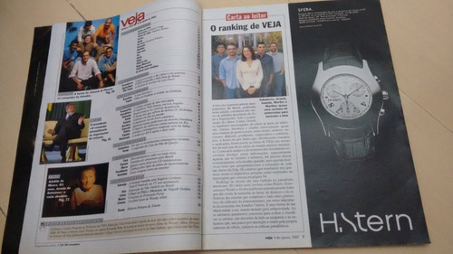 Revista Veja 1814 Luciano Hulk Faustão Xuxa Jô Soares K387