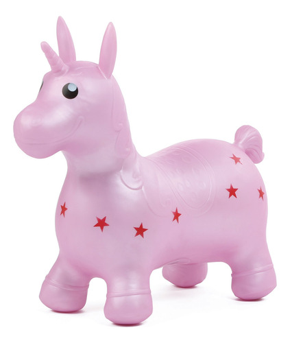 Unicornio Saltarin Inflable Ludi Goma Infantil Calidad Atrix