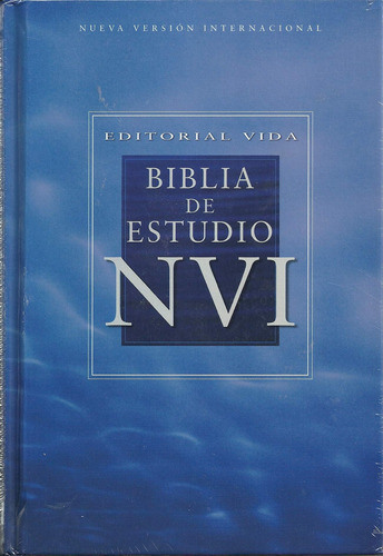 Libro: Biblia Bilingüe, Nvi/niv, Leathersoft, Azul / Spanish