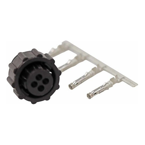 Conector Circular Cpc 4 Vias Femea Ete7566/04 + Capa/prensa