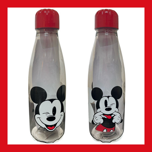 Garrafa Squeeze Mickey Minnie Mouse 600ml Escolar Academia