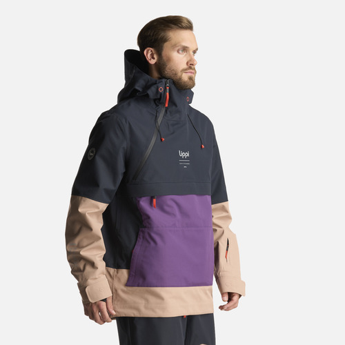 Chaqueta Hombre Black Hill 14 Zip B-dry Jacket Morado Lippi