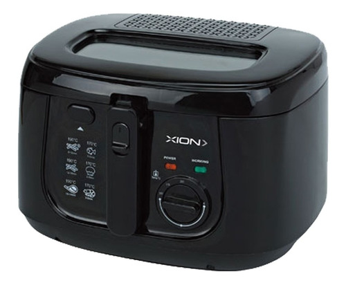 Freidora Xion 2,5 Litros Termostato Tapa Con Visor Mi Casa