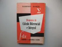 Comprar Elementos De Cálculo Integral - Sadosky \u002F Guber