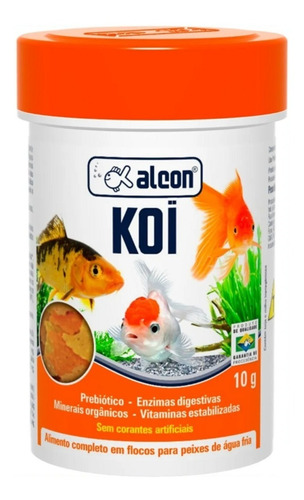 Ração Para Peixes Ornamentais Alcon Koi 10g Full