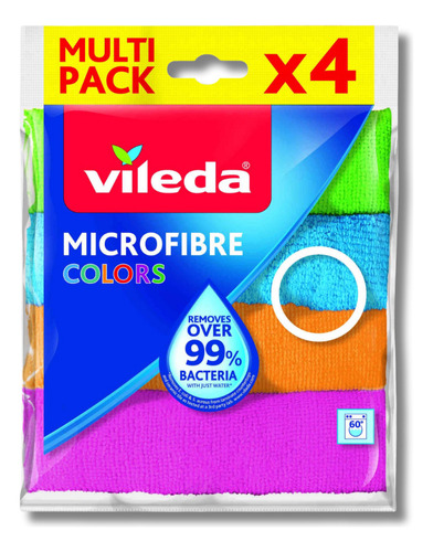 Paño Microfibre Vileda Multiuso - X4 