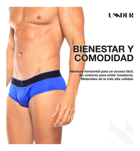 Calzon Brief Modern Unnder Ropa Interior Para Hombre 1 Pieza