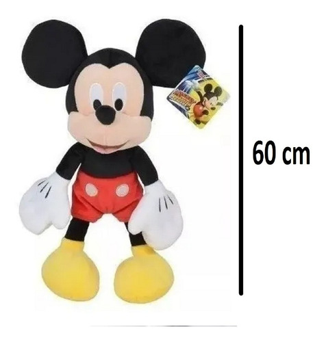 Imagen 4 de 6 de Peluche Mickey 60 Cm Original Disney Wabro