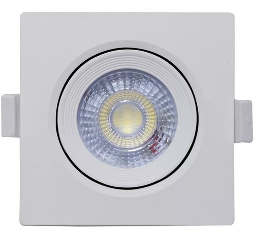 Kit 4 Spot Super Led 3w Quadrado De Embutir Premium