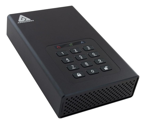 Apricorn 16tb Aegis Padlock Dt Disco Duro Usb 3.0 Cifrado De