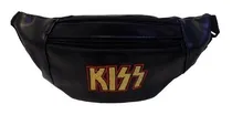 Comprar Riñoneras De Kiss Guns N´ Roses Bordadas Cuero Que Sea Rock 