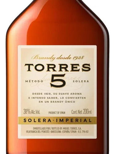 Pack De 6 Brandy Torres 5 200 Ml