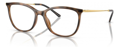 Gafas Ray Ban Turtle Rb 7220l, 54 mm, color tortuga, para mujer, color dorado brillante