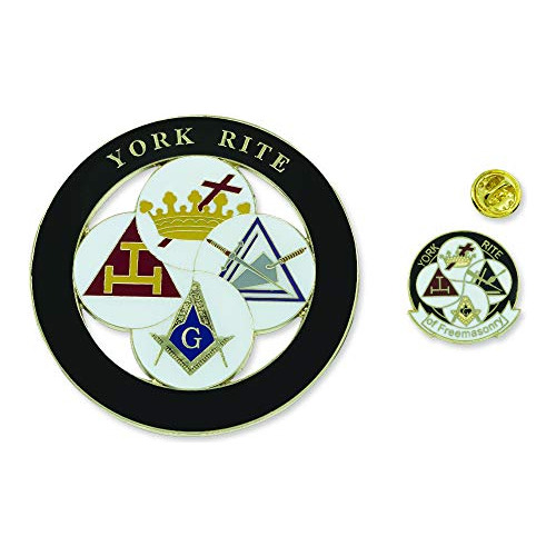 Combinación Masónica Con Emblema De York Rite Of Freemasonry