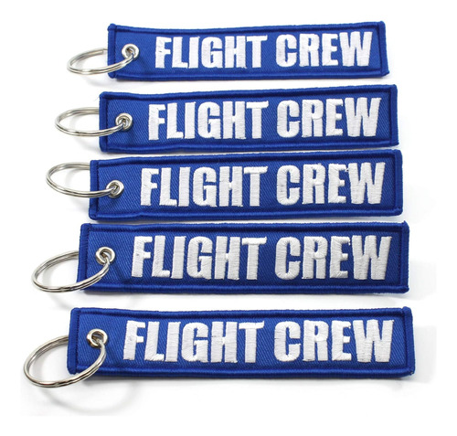 Rotary13b1 Flight Crew - Azul/blanco - 5pcs Llaveros, Azul