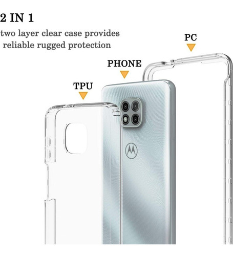 Imagen 2 de 10 de Funda 360 Compatible Con Moto G9 Play / E7 Plus / G9