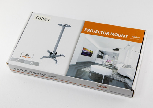 Imagen 2 de 10 de Soporte Proyector Techo 2en1 Universal 360° 40 Cm 10 Kg Htec