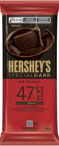 Barra De Chocolate 47% Cacau Original 80g Hershey's