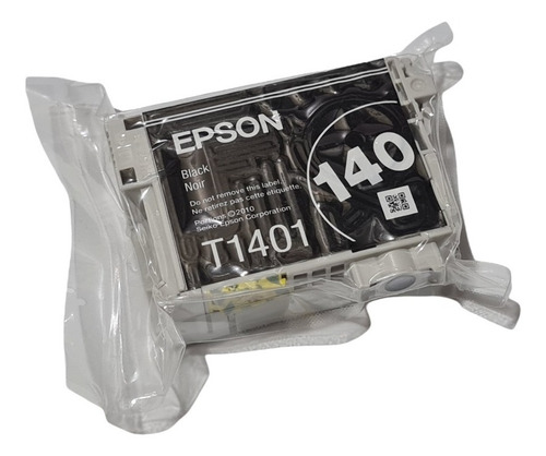 Imagem 1 de 5 de Kit 5 Cartucho 140 T140 T1401 Black Preto Original Epson