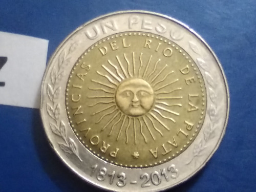 Moneda Conmemorativa Asamblea 1813 De 1 Peso Año De 2013 Sc 