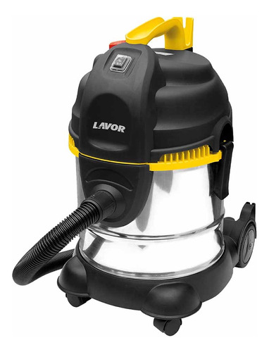 Aspirador De Pó E Água Lvc 20 Xs Inox Profissional - Lavor Cor Prateado 127v