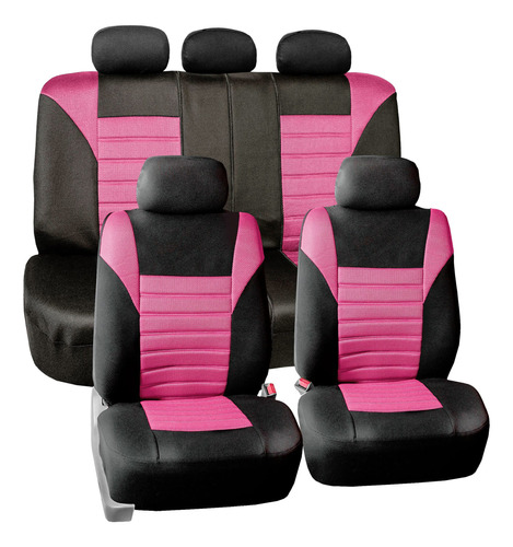 Fh Group Car Seat Covers Full Set 3d Air Mesh - Universal Fi