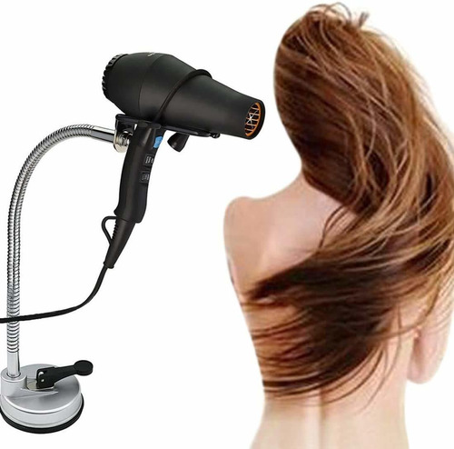 Skemix Soporte Para Secador De Pelo, De Acero Inoxidable, Gi