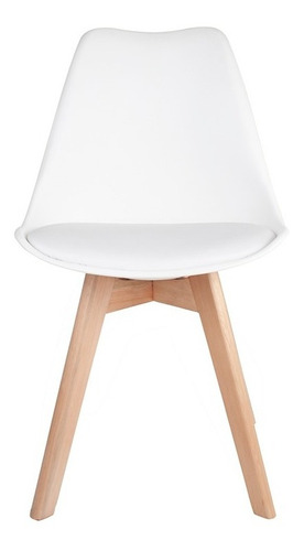Imagem 3 de 3 de Conjunto 06 Cadeiras Saarinen Leda Sked Lena Base Wood