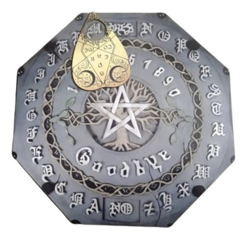 Tabuleiro Ouija Wicca Arvore Da Vida 27,5x27,5 Ocultismo