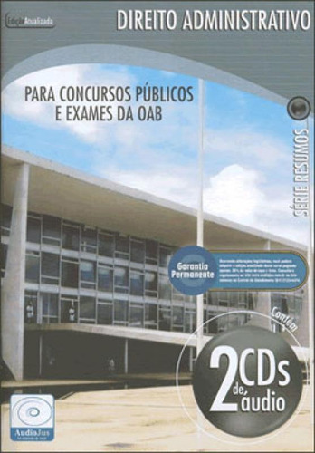 Direito Administrativo Modulo 1 Serie Resumos, De Audiojus. Editora Editora Audiojus, Capa Mole Em Português