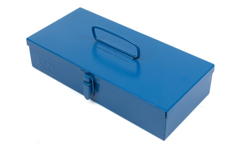 Imagen 1 de 4 de Caja De Herramientas Metalica Chata Azul Nº2 Efm