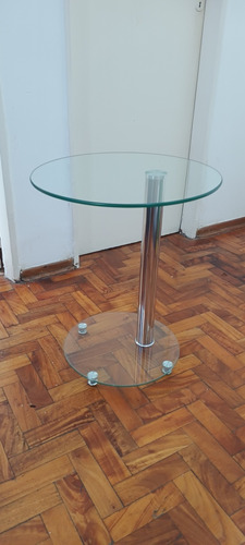 Mesa Ratona Redonda Vidrio Glass