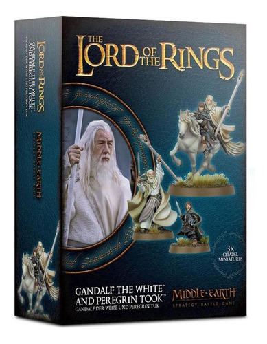 Gw Middle Earth Sbg Lotr Gandalf The White & Peregrin Took