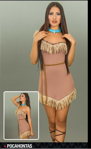 Disfraz Pocahontas Completo Mujer Envio Gratis | Cuotas sin interés