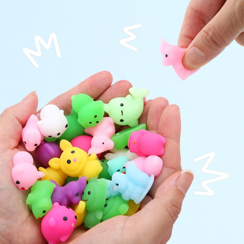 72 Piezas De Juguetes Super Mini Mochi Squishy Kawaii, Lindo