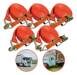 Comprar Kit 5 Cinta 5 Toneladas Catraca Amarração 10 Metros Caminhão no Mercado Livre