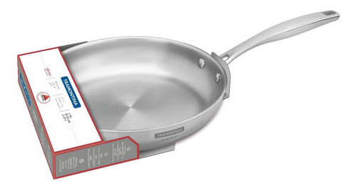 Imagen 2 de 2 de Sarten Grano 26 Cm Acero Inoxidable Tecnoheat