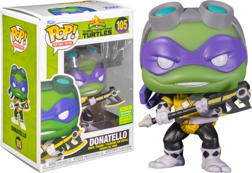 Funko Pop! Tmnt X Pr #105: Donatello Black Ranger Sdcc22 (Usado)