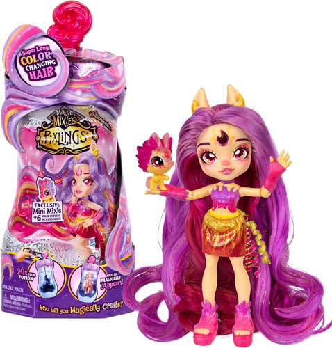 Magic Mixies Pixlings Deluxe Pack, Pippa The Firehorse, Shim